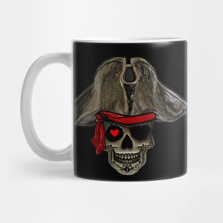 Love Skull Pirate Mug